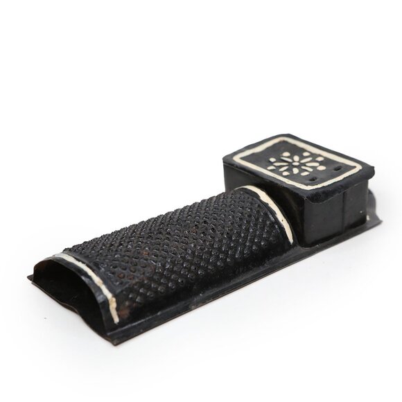 Vintage Metal Nutmeg Grater Wall Mount Spice Grinder Black Farmhouse Kitchen - Picture 6 of 8